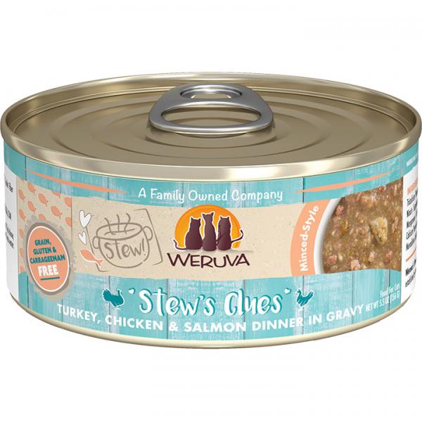 Weruva C Can Stew's Clues Turkey/Chicken/Salmon 5.5oz