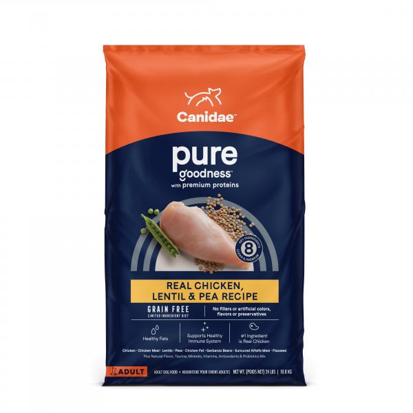 Canidae D 22lb Pure Chicken, Lentil & Pea