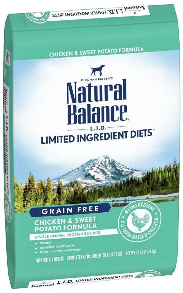 Natural Balance D 24lb LID Chicken & Sweet Potato