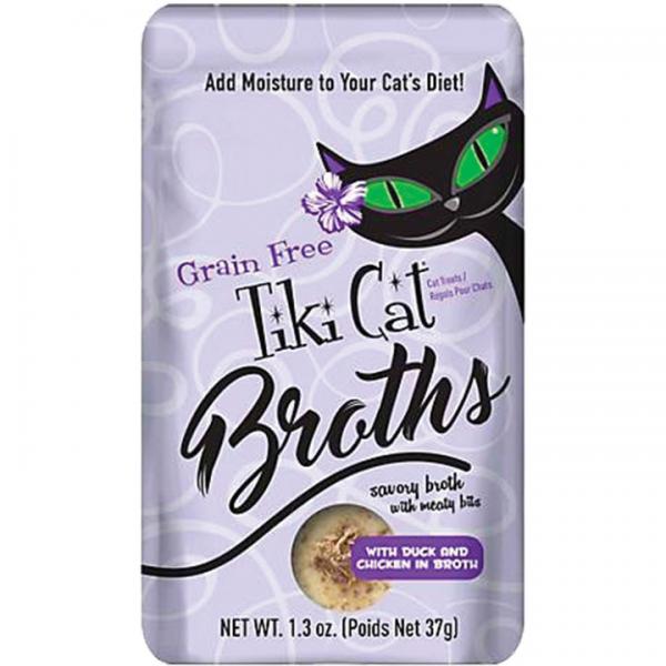 Tiki Pet C Pouch Broth Duck/Chicken 1.3oz