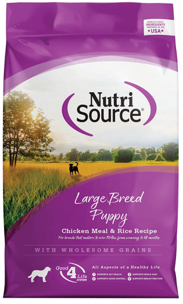 Nutrisource D 12lb Puppy LB Chicken & Rice