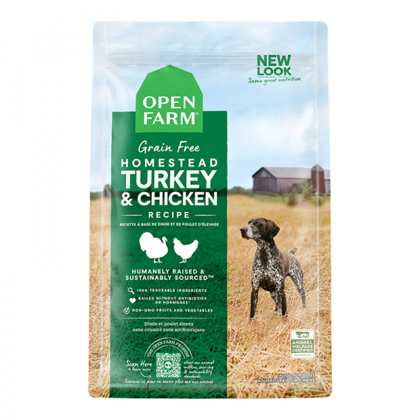 Open Farm D 22lb GF Homestead Turkey & Chicken