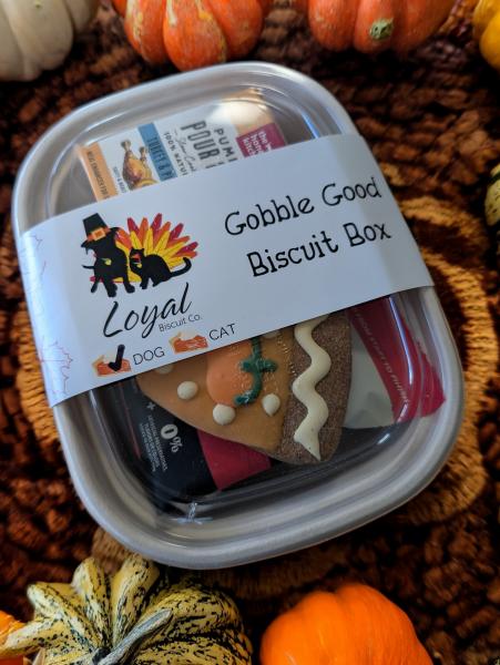 LBC D Gobble Good Biscuit Box