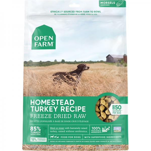 Open Farm FD Morsels Homestead Turkey 22oz