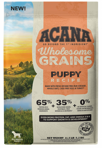 Acana dog food with fashion grain