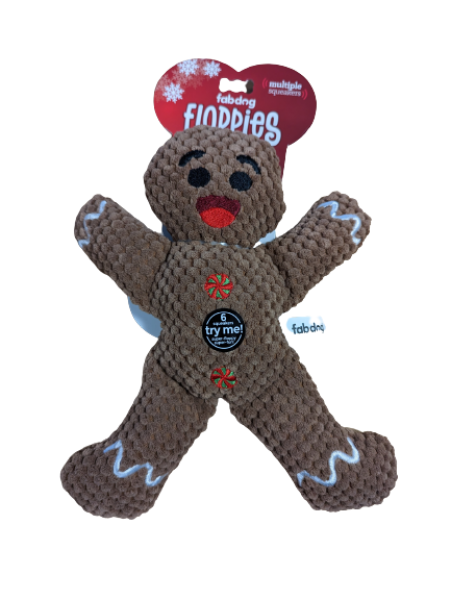 Fabdog Floppy Gingerbread L 2024