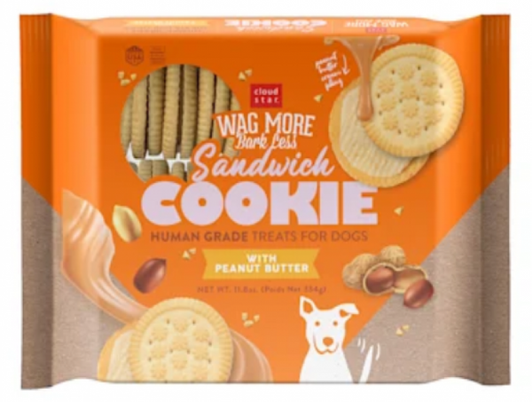 Wag More D Peanut Butter Sandwich Cookies 11.8oz