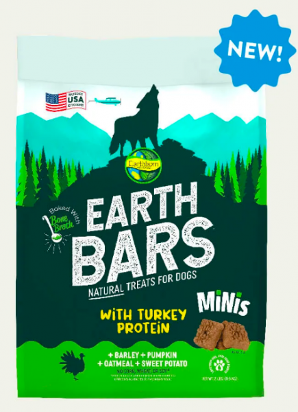 Earthborn D Earthbars Minis Turkey 10oz - NLO