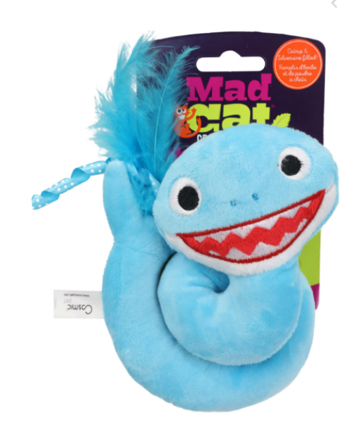 Mad Cat C Toy Shark Twisty Kicker