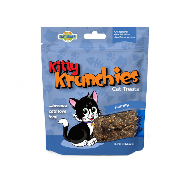 Chip's Naturals C 1oz Kitty Krunchies Herring