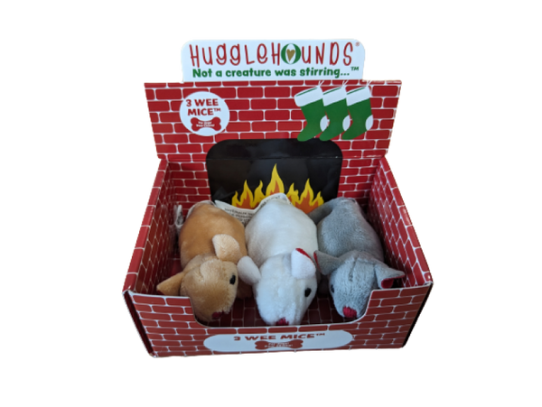 Huggle Hounds D Holiday Mice Squooshies 3pk 2023