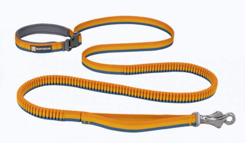 Ruffwear D Roamer Bungee Leash Yellow Snow 7.3-11ft