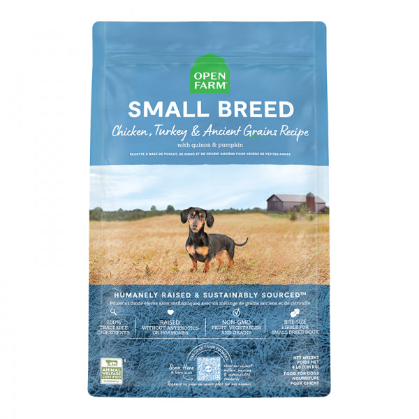 Open Farm D 4lb Small Breed With Ancient Grains