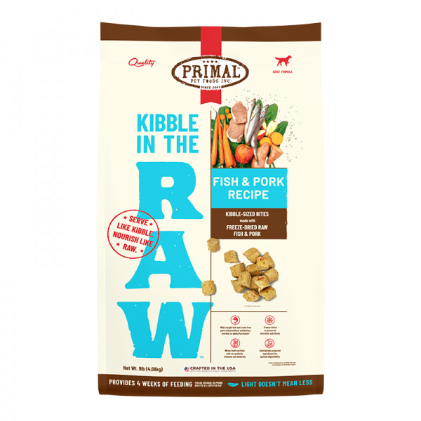 Primal D FD 9lb Kibble in the Raw Fish & Pork