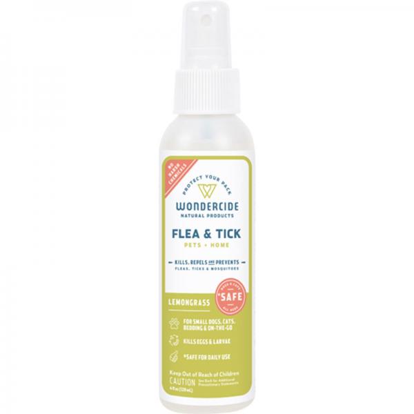 Wondercide Lemongrass Flea & Tick Spray for Pets & Home 4oz