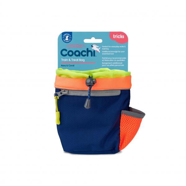 Coachi Train & Treat Bag Navy & Coral - NLO