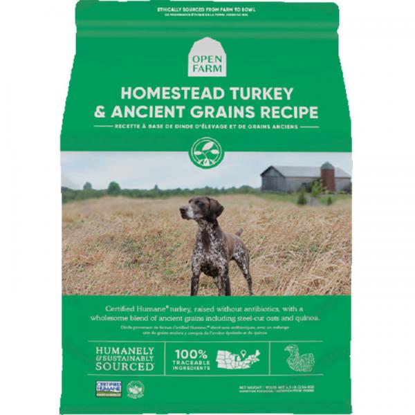 Open Farm D 4lb Homestead Turkey & Ancient Grains