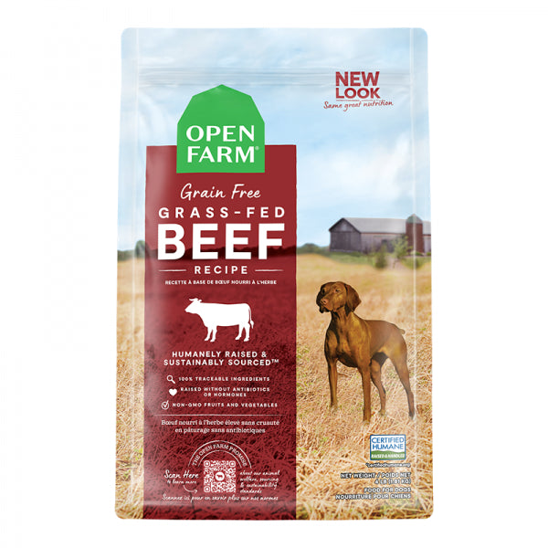 Open Farm D 4lb GF Grass Fed Beef