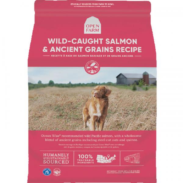 Open Farm D 4lb Wild Caught Salmon & Ancient Grains