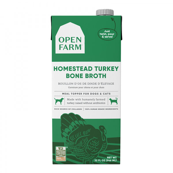 Open Farm Bone Broth Turkey 33.8oz