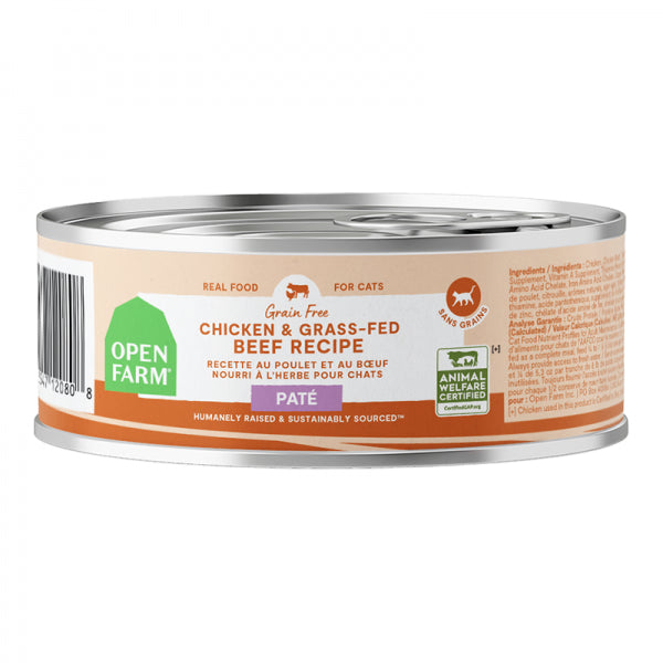 Open Farm C Can GF Chicken & Beef Pâté 5.3oz