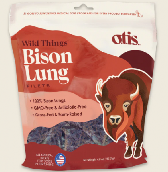 Otis D Wild Things Bison Lung Filets 4oz