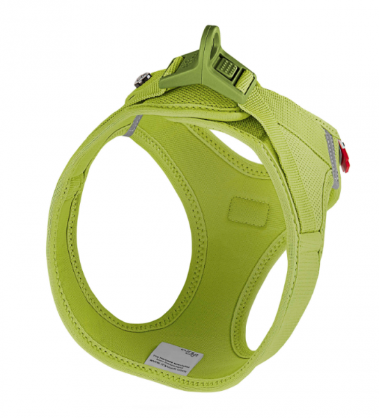 Curli D Clasp Harness Air-Mesh Lime M