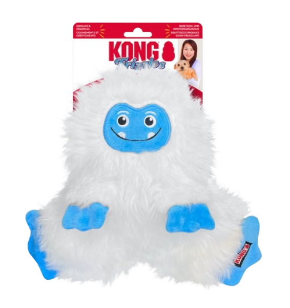 Kong D Holiday Frizzles Yeti M 2024