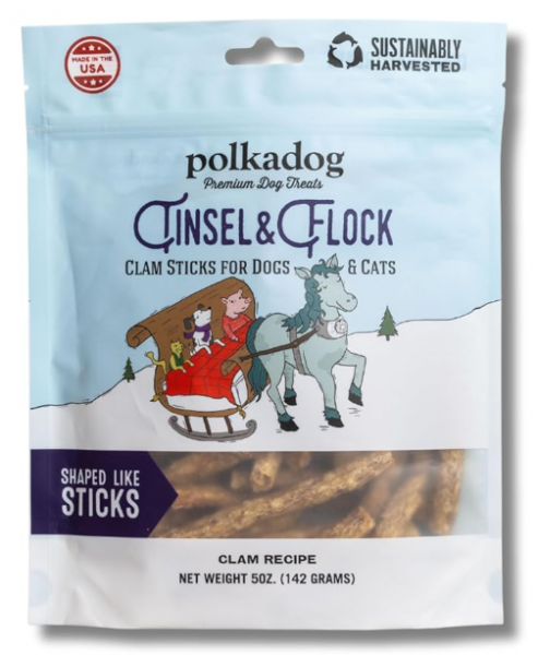 Polka Dog Tinsel Flock Pouch 5oz