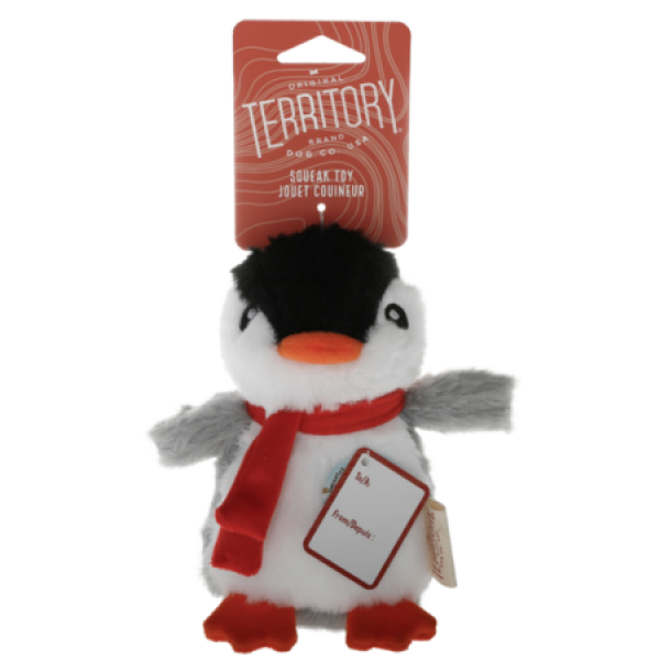 Territory D Plush Squeaker Penguin MD 2024