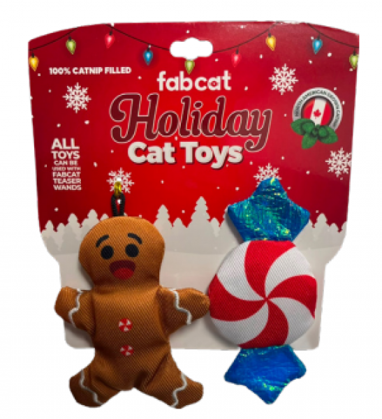 FabCat C Gingerbread & Peppermint 2pk 2024