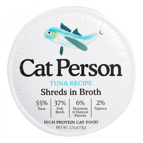 Cat Person C Cup Shreds in Broth Tuna 2.75oz