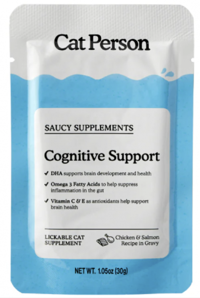 Cat Person C Pouch Saucy Supplements Cognitive Support 1.05oz