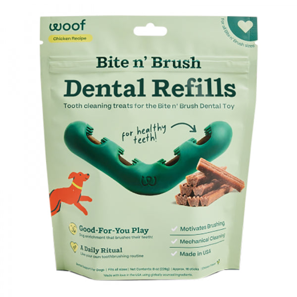 Woof D Bite n' Brush Dental Refills