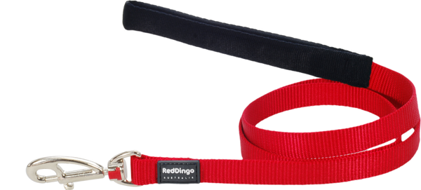 Red Dingo Leash Red Large 25mm 6ft