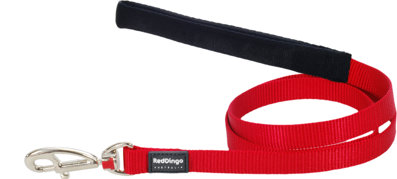 Red Dingo Leash Red Small 15mm 6ft