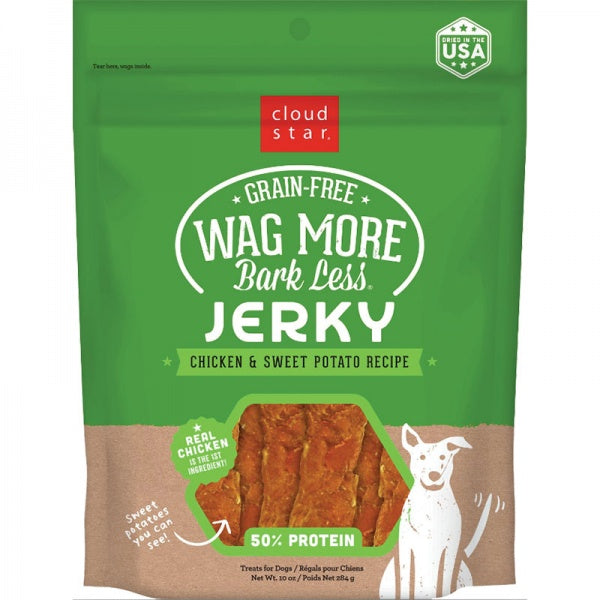 Wag More Chicken Sweet Potato Jerky 10oz