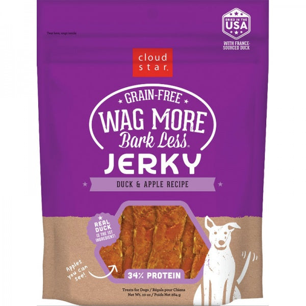 Wag More Duck & Apple Jerky 10oz