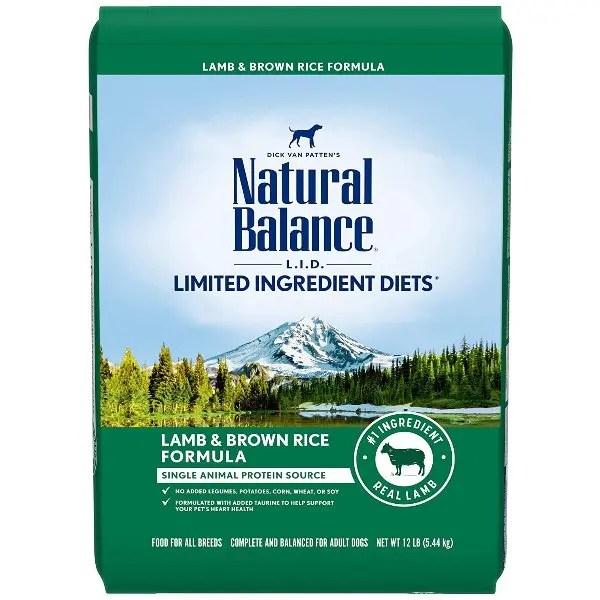 Natural Balance D 12lb LID Lamb/Brown Rice