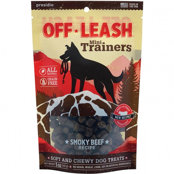 Presidio D Off Leash Trainers Beef 5oz