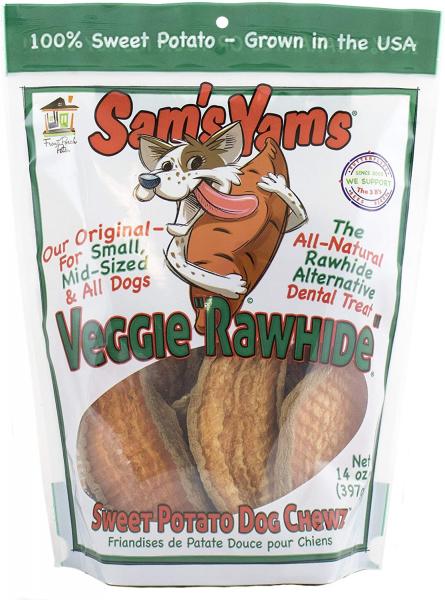 Sam's Yams Veggie Rawhide 14 oz