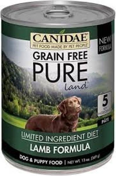 Canidae D Can Pure Land GF LID Lamb 13oz