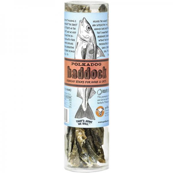 Polka Dog Haddock Skin Tube 2oz