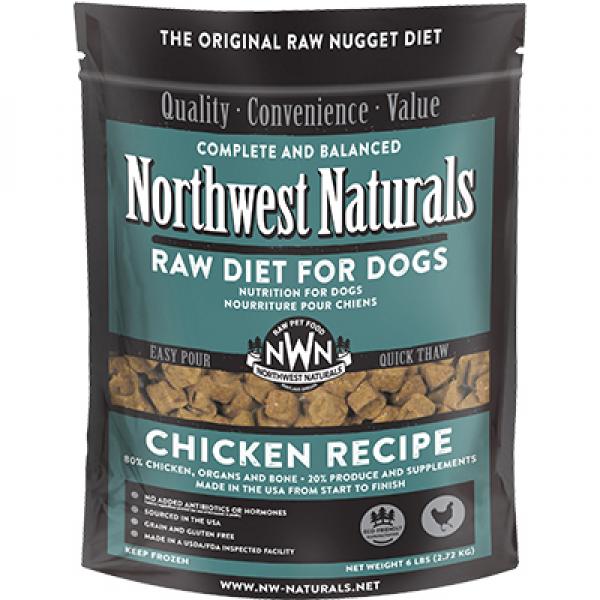 Northwest Naturals D Raw Chicken Nuggets 6lb