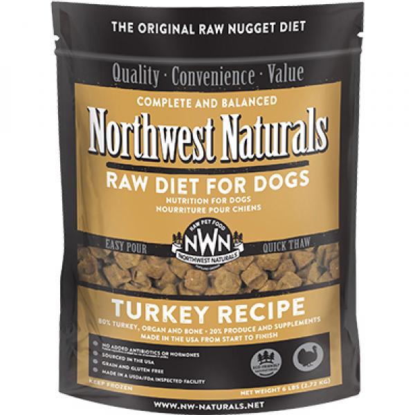 Northwest Naturals D Raw Turkey Nuggets 6lb