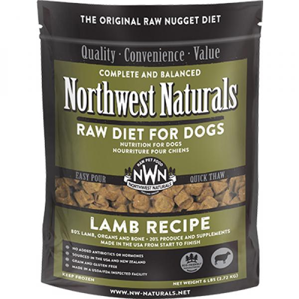 Northwest Naturals D Raw Lamb Nuggets 6lb