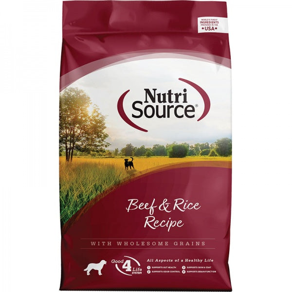 Nutrisource D 12lb Beef & Rice Adult