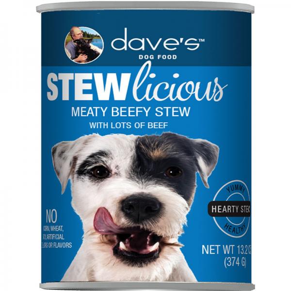 Dave's Pet Food D Can Stewlicious Meaty Beef Stew 13oz