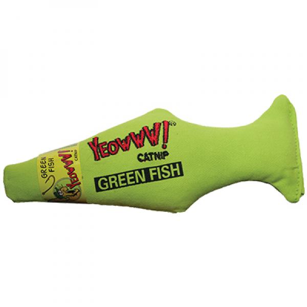 Yeowww! C Catnip Fish Green