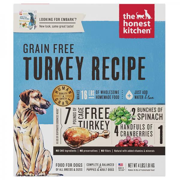 The Honest Kitchen D 4lb Turkey GF (Embark)